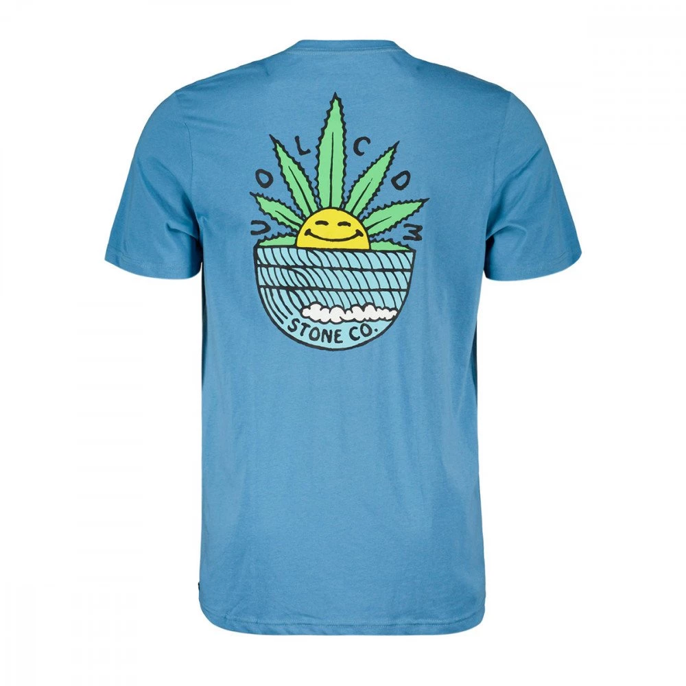 VOLCOM T-SHIRT KIND SHINE FTY Azzurro 4 VOLCOM T-SHIRT KIND SHINE FTY Azzurro - immagine 2