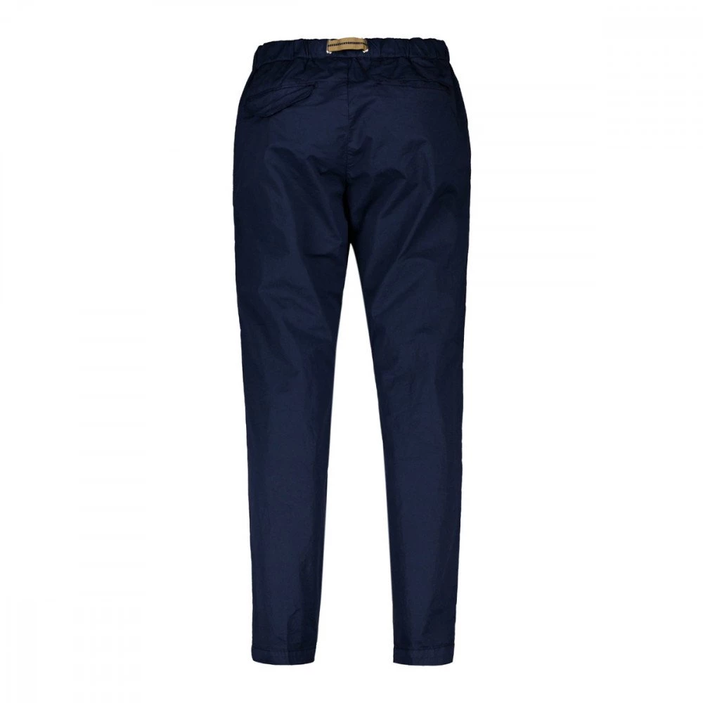 WHITE SAND PANTALONI CHINO IN TELA MANO VELA Blu 5 WHITE SAND PANTALONI CHINO IN TELA MANO VELA Blu - immagine 3