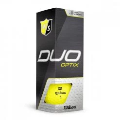 WILSON DUO OPTIX YELLOW 12-BALL -Offerta Economica Novità wilson wgwp50200 duo optix yellow 12 ball palline golf uomo 043017301 yel 5