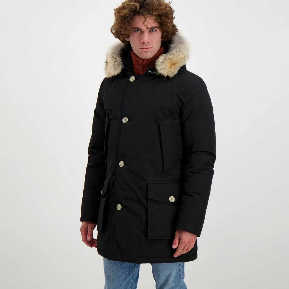 WOOLRICH ARCTIC PARKA DETACHABLE FUR Nero 5 WOOLRICH ARCTIC PARKA DETACHABLE FUR Nero - immagine 3
