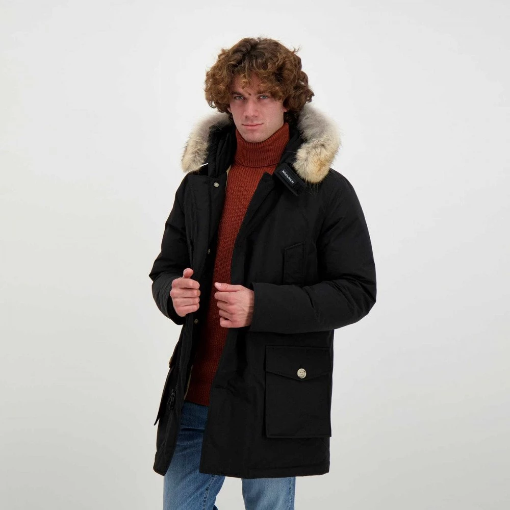 WOOLRICH ARCTIC PARKA DETACHABLE FUR Nero 7 WOOLRICH ARCTIC PARKA DETACHABLE FUR Nero - immagine 5