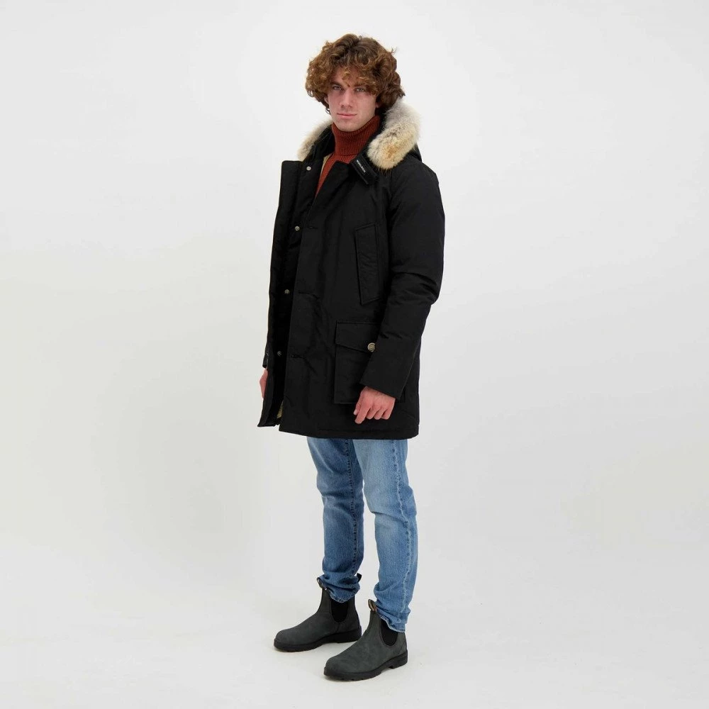 WOOLRICH ARCTIC PARKA DETACHABLE FUR Nero 8 WOOLRICH ARCTIC PARKA DETACHABLE FUR Nero - immagine 6