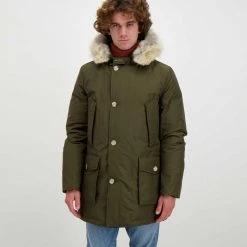 WOOLRICH ARCTIC PARKA DETACHABLE FUR Verde -Offerta Economica Novità woolrich cfwoou0482mrut0001 arctic parka detachable fur giacconi uomo 043911901 dag 3