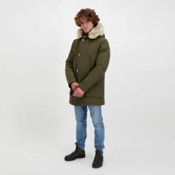 WOOLRICH ARCTIC PARKA DETACHABLE FUR Verde -Offerta Economica Novità woolrich cfwoou0482mrut0001 arctic parka detachable fur giacconi uomo 043911901 dag 6