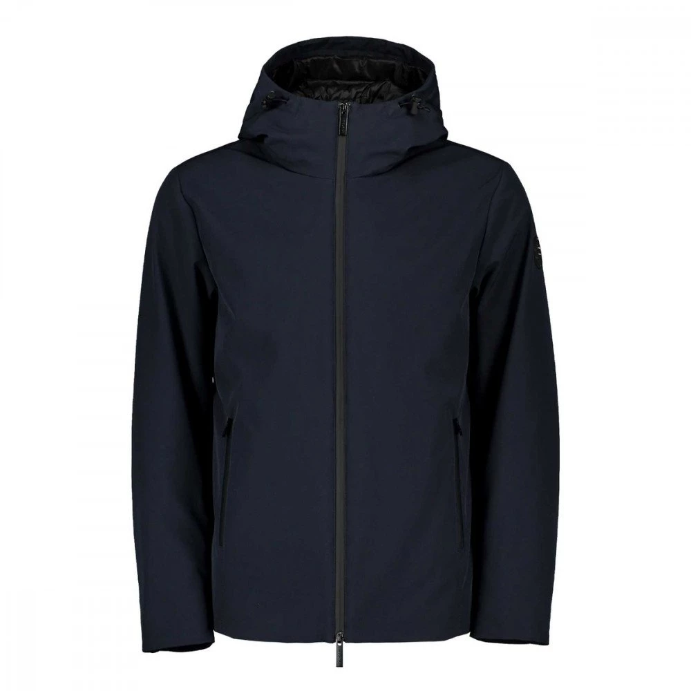 WOOLRICH GIACCA CON CAPPUCCIO PACIFIC Blu 4 WOOLRICH GIACCA CON CAPPUCCIO PACIFIC Blu - immagine 2