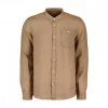 WOOLRICH CAMICIA IN LINO COLLO COREANA Marrone -Offerta Economica Novità woolrich cfwosi0079mrut2558 camicia in lino collo guru casual uomo 044673001 7356 1