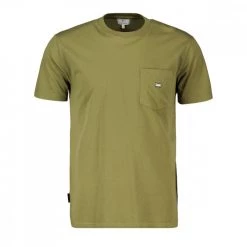 WOOLRICH T-SHIRT LOGO POCKET Verde