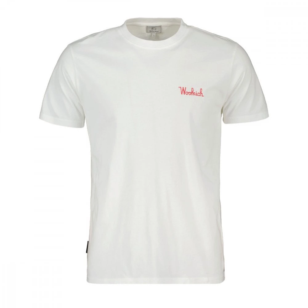 WOOLRICH T-SHIRT LIGHTHOUSE Bianco 3 WOOLRICH T-SHIRT LIGHTHOUSE Bianco