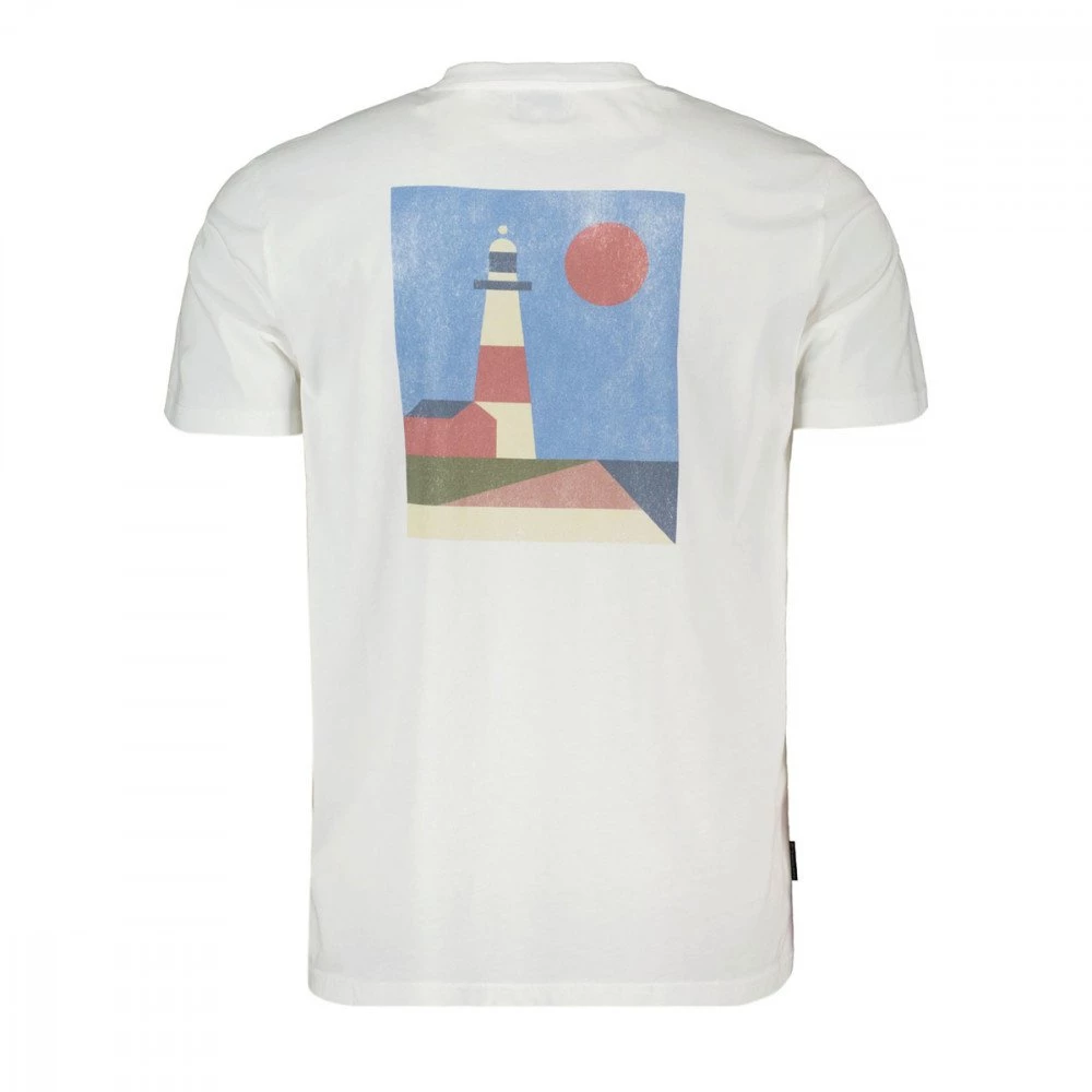 WOOLRICH T-SHIRT LIGHTHOUSE Bianco 4 WOOLRICH T-SHIRT LIGHTHOUSE Bianco - immagine 2