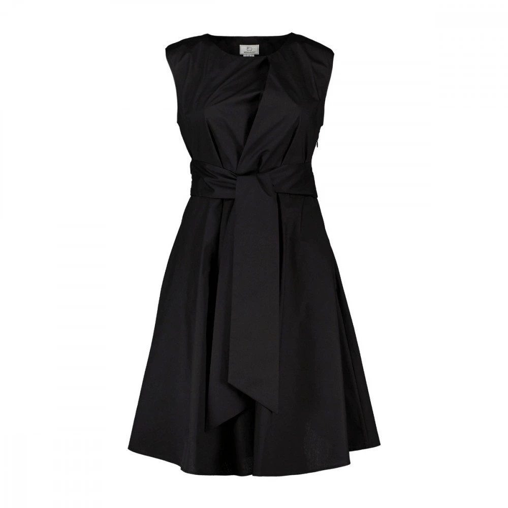 WOOLRICH ABITO CORTO POPLINE DONNA Nero 3 WOOLRICH ABITO CORTO POPLINE DONNA Nero