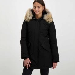 WOOLRICH ARCTIC PARKA RACCOON DONNA -Offerta Economica Novità woolrich cfwwou0538frut0001 arctic parka raccoon donna giacconi donna 043913201 blk 3
