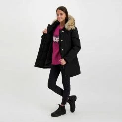 WOOLRICH ARCTIC PARKA RACCOON DONNA -Offerta Economica Novità woolrich cfwwou0538frut0001 arctic parka raccoon donna giacconi donna 043913201 blk 6