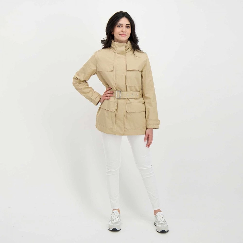 WOOLRICH FIELD JACKET HAVICE DONNA Beige 8 WOOLRICH FIELD JACKET HAVICE DONNA Beige - immagine 6