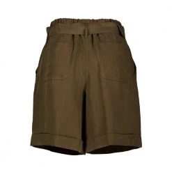 WOOLRICH BERMUDA OUTDOOR VISCOSA LINO DONNA Verde -Offerta Economica Novità woolrich cfwwsh0020frut3043 short viscosa lino donna casual donna 044675501 6291 3