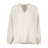 WOOLRICH BLUSA FLUID STRIPE LINO VISCOSA DONNA Bianco -Offerta Economica Novità woolrich cfwwsi0130frut2942 blusa fluid stripes lino viscosa donna casual donna 044676301 8679 1