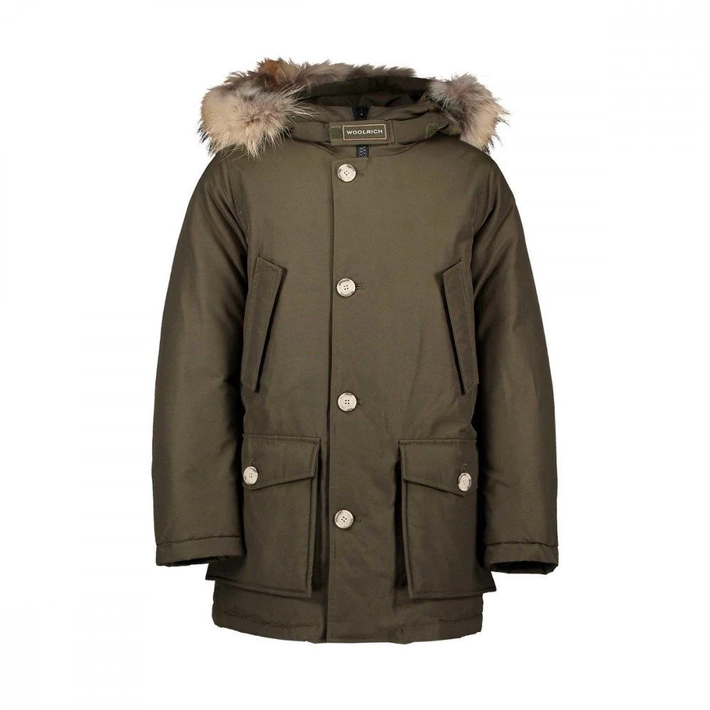 WOOLRICH ARCTIC PARKA FUR BAMBINO Verde 4 WOOLRICH ARCTIC PARKA FUR BAMBINO Verde - immagine 2